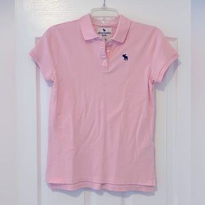 Abercrombie Kids Pink Polo Size 13/14